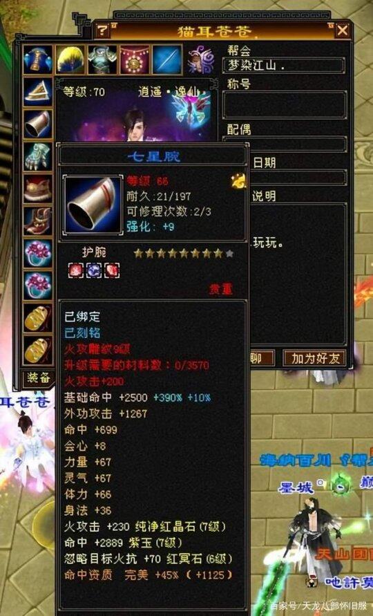 天龙八部怀旧服：全服唯一一个70级7级逍遥！插图7