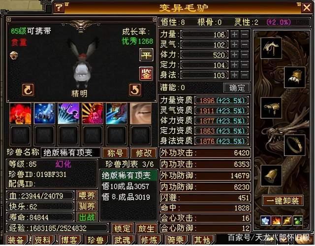 天龙八部怀旧服：5000元宝一只毛驴宝宝值不值？毛驴怎么得？插图2